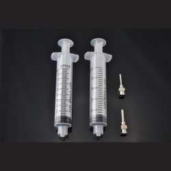 kit Syringe, plunger and needles to use flux and solder paste