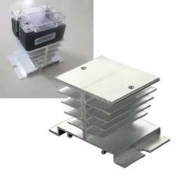 Aluminum heat sink for SSR solid state relay 10 ~ 40A 