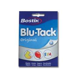 Bostik Universal Reusable Adhesive Massager Blu-Tack 