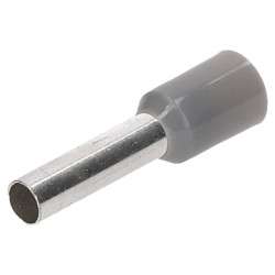 Insulated ferrule for 4mm² 12mm wire - gray