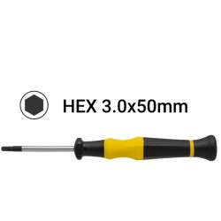 Precision Hex H3.0x50mm screwdriver