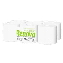 Toilet Paper (Jumbo) RenovaGreen 2Fls 120mts (Pack12)