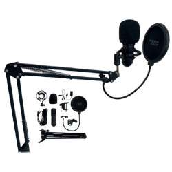 KeepOut Pro Xlr Microphone Kit - Multiple Accessories - 1.35m Cable - Black Color