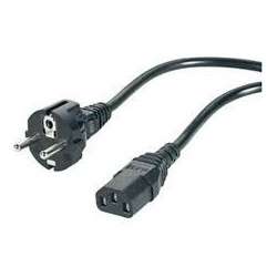 Schuko Power Cable - IEC C13 (3 pins) female - 1.8m