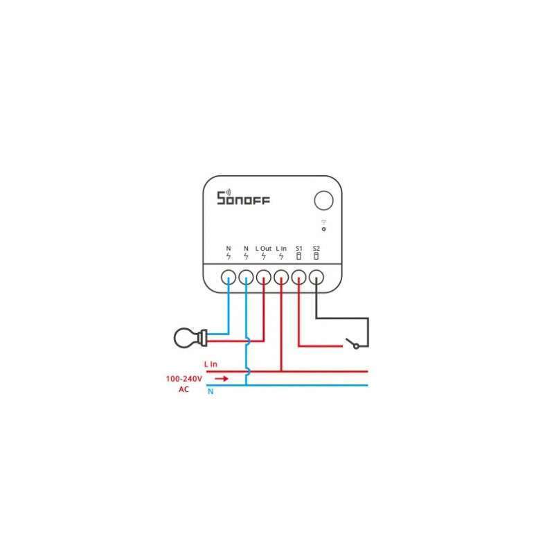 Interruptor Inteligente Wi Fi EWeLink Remote Sonoff MINI R4