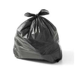 Trash bags Plast 30Lts Black 18my (55x60cm) (Pack 15)