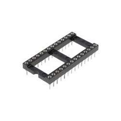 Support for integrated circuits machining - 28 pines - 15.24mm