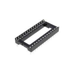 Support for integrated circuits - 28 pines - 15.24mm