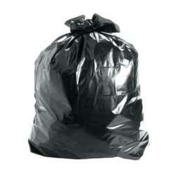 Trash bags Plast 100Lts Black 30my (70x105cm) (Pack 10)