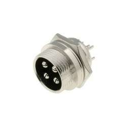 4 pin male microphone plug for panel