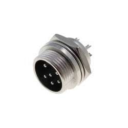 6 pin male microphone plug for panel