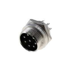 8 pin male microphone plug for panel