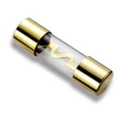 Glass fuse 10x38 30A golden