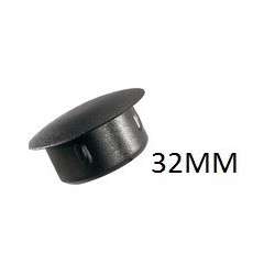 Round inner cap 32MM PVC Black
