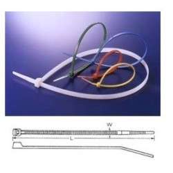 Self-locking nylon cable tie white 150 x 3,5 mm (100pçs)