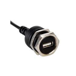 FLUSH MOUNT USB CAR CHARGER with Cable 30cm (5V / 1A)