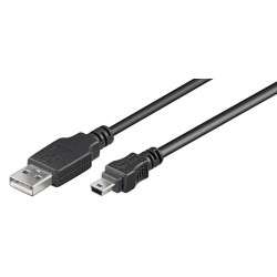  Cable USB 2.0 A - mini-USB B 5 pin 3m