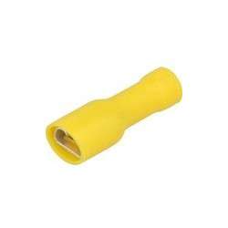 Yellow Insulated Female Terminal (4.0-6.0mm²) 6.3mm