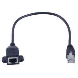 RJ45 CAT5E EXTENSION CABLE FOR MOUNTING ON 30 CM PANE