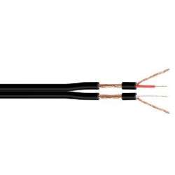 Parallel Audio Cable 2 Conductors + 2 Meshes Black