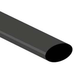 Heatshrink tube 1m 2 : 1 Ø 12.7 - 6.35mm Black