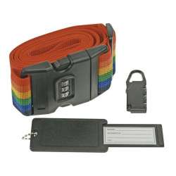 LUGGAGE STRAP WITH COMBINATION LOCK 