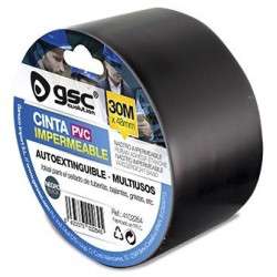 Black Waterproof Multipurpose Tape Roll (30 m) - GSC 
