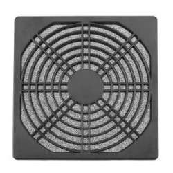Plastic grill with fan filter 120x120mm 