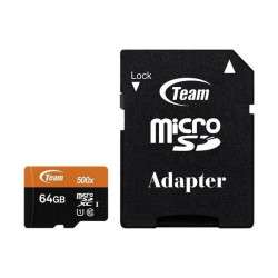 Memory Card 64GB MicroSD class10 UHS-I SDXC (80MB/s-15MB/s) - Team Group