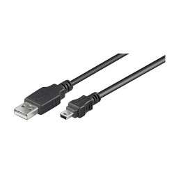  Cable USB 2.0 A - mini-USB B 5 pin 30cm