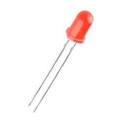 LED 5mm RED DIFFUSE