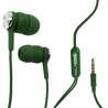 3.5 mm COOL Bali Stereo Headphones With Micro Green