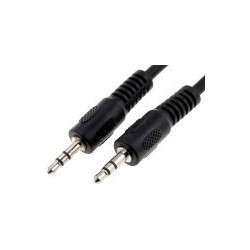 Cable Jack 3.5 mm a Jack 3.5 mm  Negro (5m)