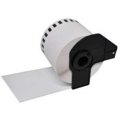Rolo de papel, contínuo autocolante branco Compativeis DK-22225 Brother