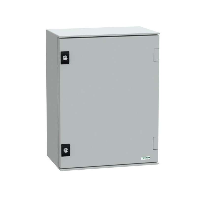 Polyester box with door and locks IP66 430x330x200mm