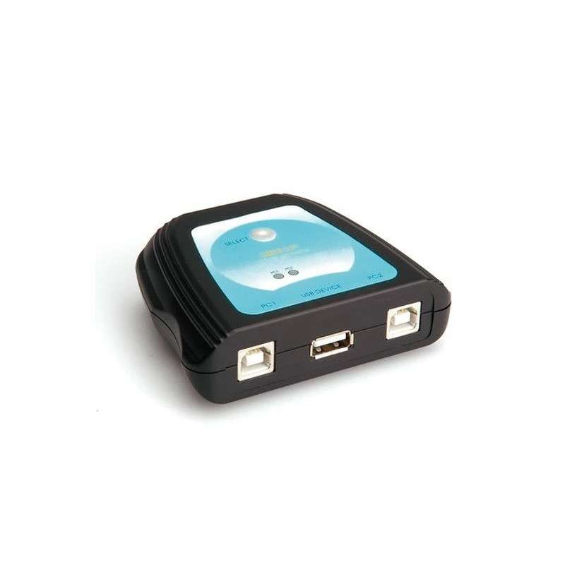 Switch Manual USB2.0 Impresora 2 Puertos
