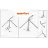 Universal antenna support adjustable with rods Galvanized 50 