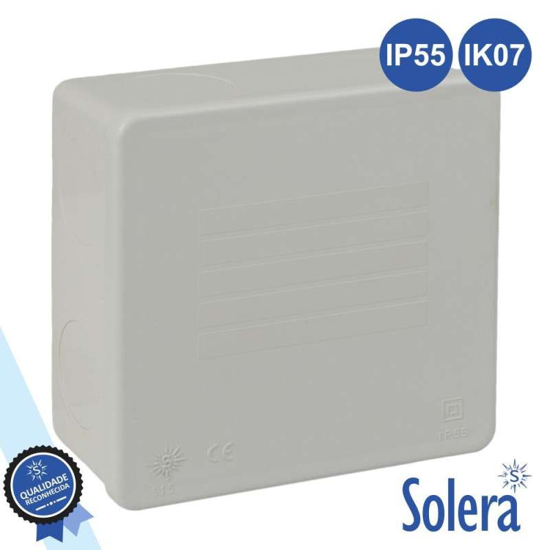 Smooth Watertight Passage Box 100x100x45mm SOLERAIK07 SOLERA