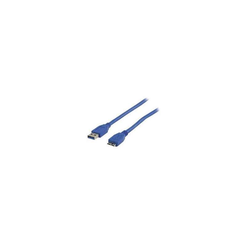 SuperSpeed USB A 3.0 Male Cable - Micro USB-B 3.0 Male 2m