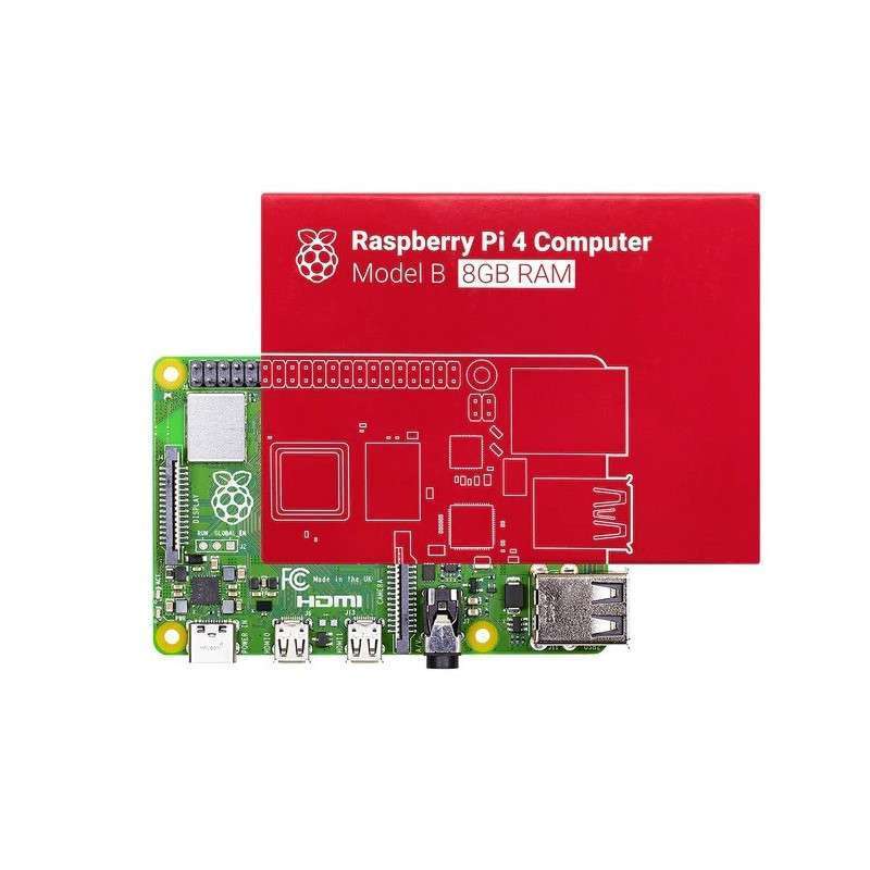 Raspberry Pi 4 Model B 1.5GHz 8GB - con WiFi 2.4/5GHz