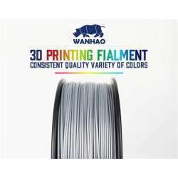 Filamento 3D - ABS de 1.75mm - TRANSPARENTE - 1Kg - Wanhao