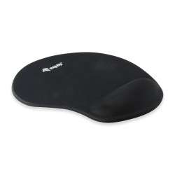 Gel Mouse Pad - Ergonomic - Wrist Rest - 23.6x20.5x1.6 cm - Black Color