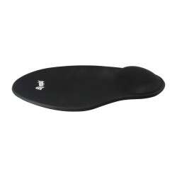 Gel Mouse Pad - Ergonomic - Wrist Rest - 23.6x20.5x1.6 cm - Black Color