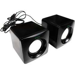 Alto-falantes 2.0 de 8 W - Conectores USB e Jack de 3,5 mm - Controle de Volume - Tacens Anima AS1