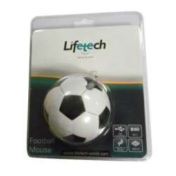 Ratón óptico USB c / scroll Football (LIFETECH)