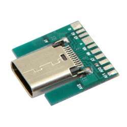 Modulo conector USB-C 3.1 24PIN femea