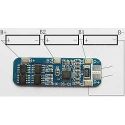 3S, 12V, 10 A PCM PROTECTION BOARD FOR 18650 BATTERY