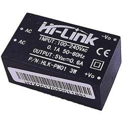 HLK-PM01 - Conversor AC/DC STEP-DOWN, AC IN 220V, DC OUT 5V, 0.6A