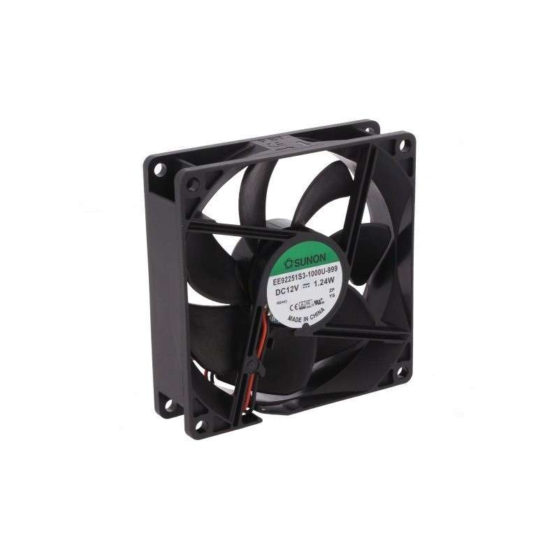 Ventilador 92x92x25mm, 12VDC, 2 hilos - Sunon EE92251S3-1000U-999