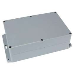 SEALED ABS BOX WITH MOUNTING FLANGE 222X146X75 mm